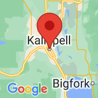 Map of Kalispell, MT US